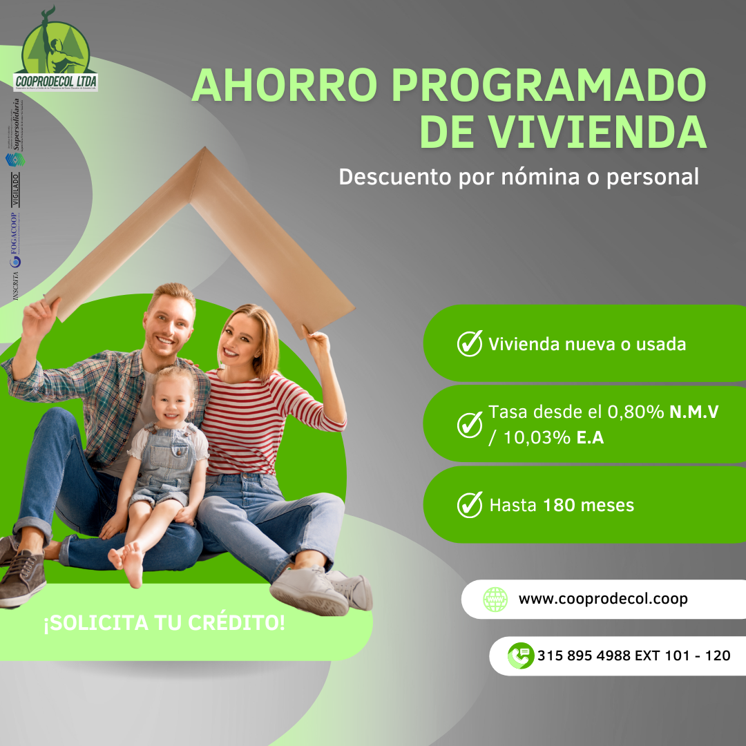 CRÉDITO AHORRO PROGRAMADO DE VIVIENDA